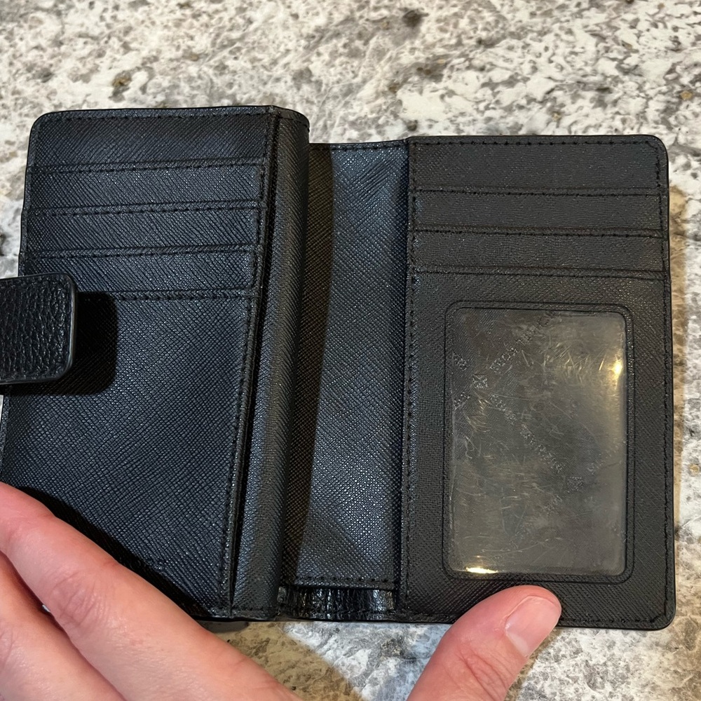 Michael Kors Leather Compact Snap Wallet - Picture 4 of 9